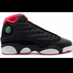 Nike Air Jordan 13 (Black/Voltage Cherry) (2010 Release) Size 5.5y/7